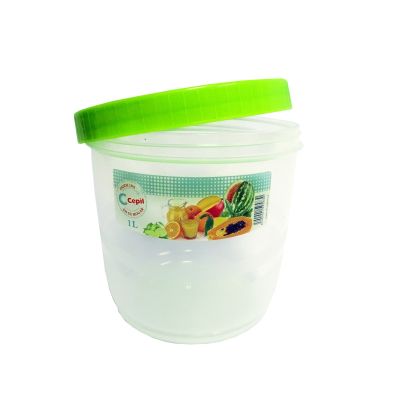 POTE REDONDO CON TAPA ENROSCADA (1000 ML)