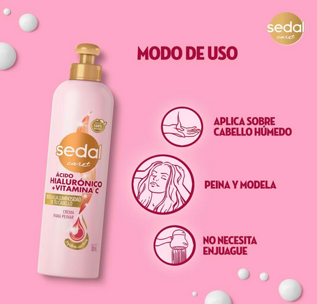 CREMA PEINAR SEDAL  HIALUR Y VIT C 300ML 