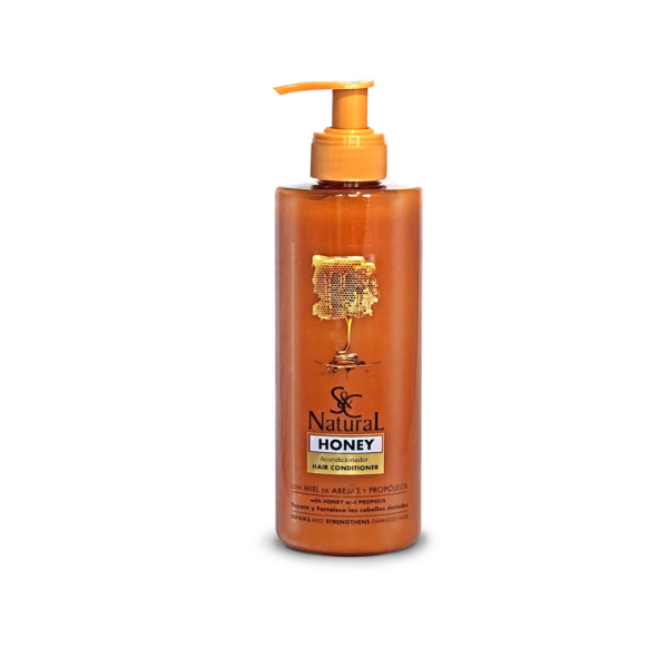 S&C  NATURAL HONEY ACONDICIONADOR CON MIEL DE ABEJAS Y PROPOLEOS 400 mL