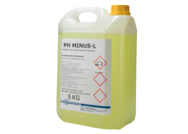 LIQUIDO CORRECTOR DE PH PARA AGUAS DE PISCINA PH-MINUS-L  5 KG