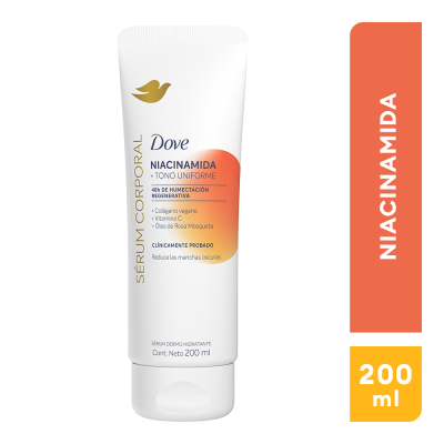 DOVE SERUM CORPORAL TONO UNIFORME NIACINAMIDA X 200ML