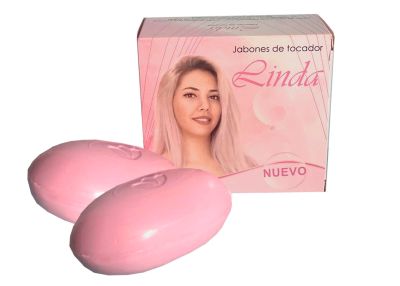ESTUCHE DE JABÓN LINDA 2 U DE 150G