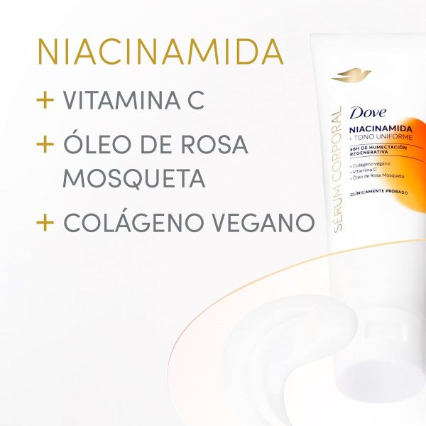 DOVE SERUM CORPORAL TONO UNIFORME NIACINAMIDA X 200ML