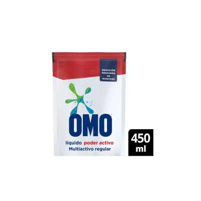 OMO DETERGENTE LIQUIDO MULTIACTIVO REGULAR PQD ACE 450ML