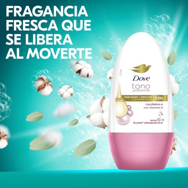 DOVE DESODORANTE ROL AP CALENDULA X 50ML