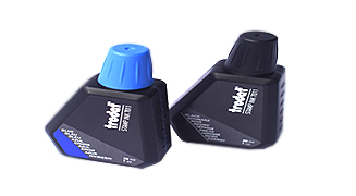 Juego de Tinta de Recarga para Sellos, Negro y Azul (2 × 28 mL)