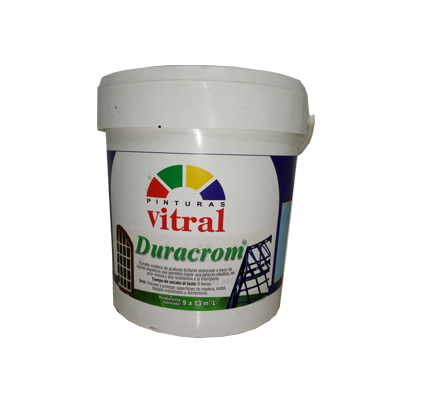 [3740021588] Duracrom L-30 Synthetic Enamel Paint, 4 L (Black)