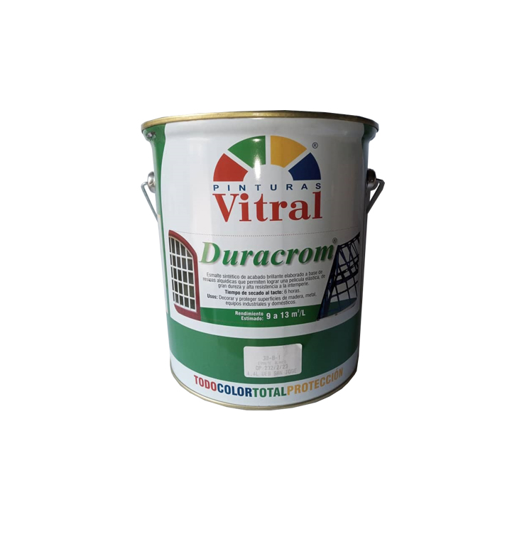 [3740021546] Pintura Esmalte Sintético Duracrom L-30, 4.4 L (Negro)