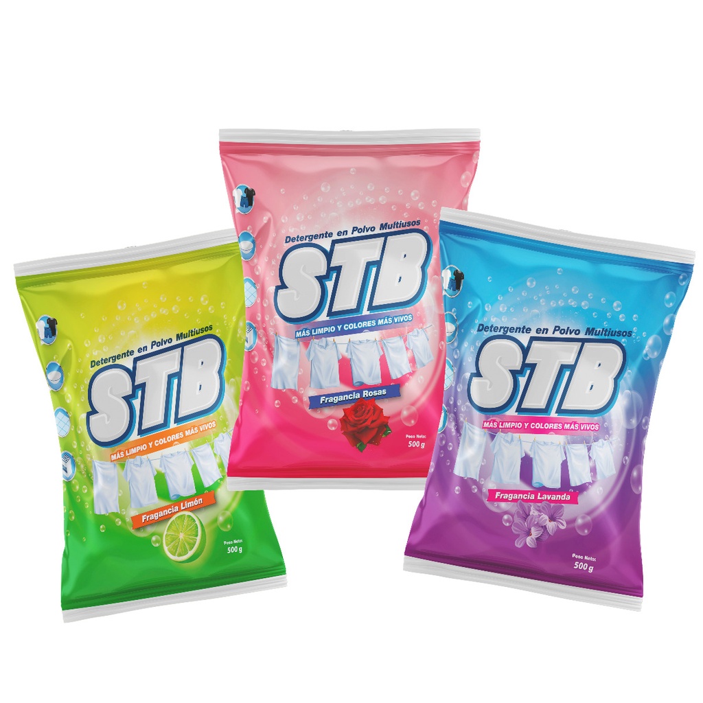 [3740023134] STB Multipurpose Powder Detergent, 500 g (Lavender)