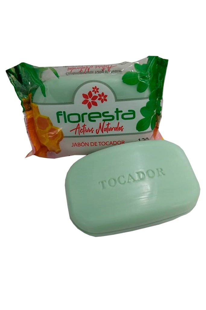 [3740024096] Floresta Bar Soap, 120 g (Blue Moringa)