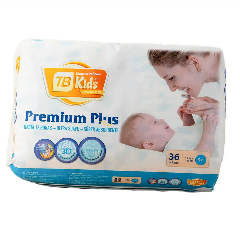 [3740017150] TB Kids Premium Plus Disposable Diapers (S-36)