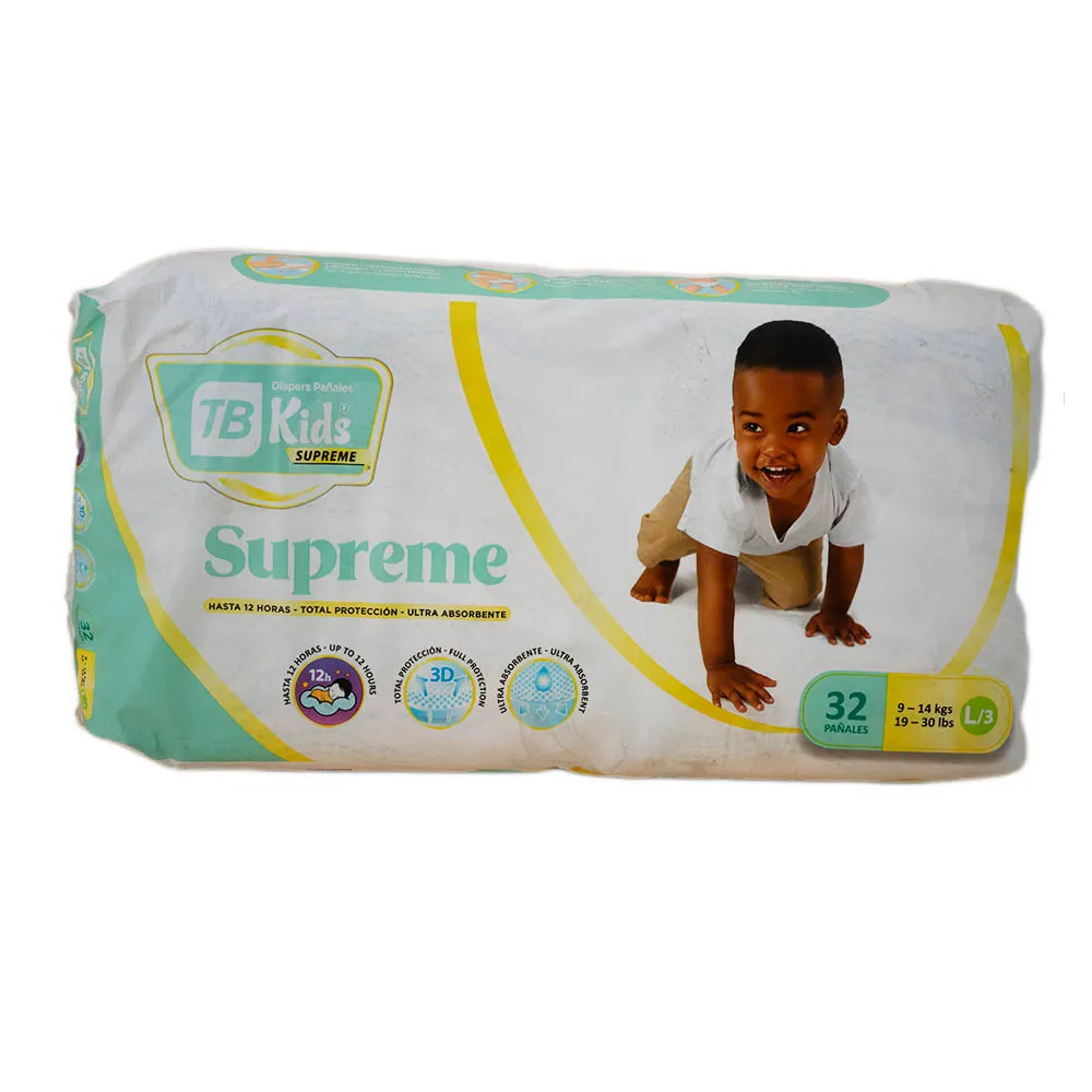 Pañales Desechables Supreme para Niños TB