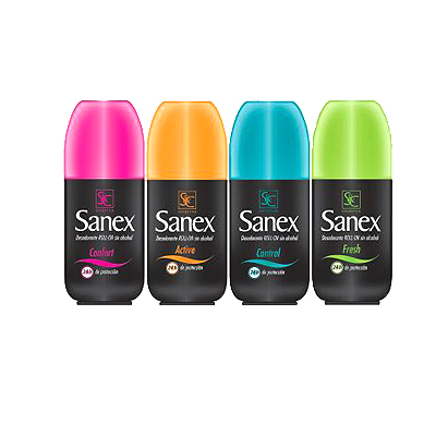 [3740018434] Antitranspirante Roll-On Sin Alcohol Sanex, 100 mL (Activo)