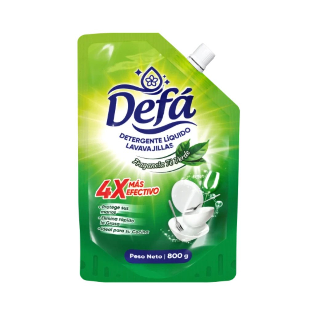Liquid Dish Soap, 800g Doypack, Green Tea fragrance