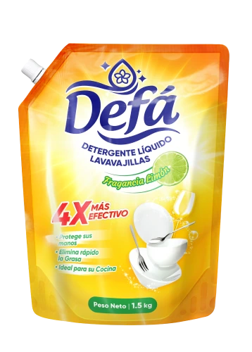Defá Liquid Dish Soap, 1500g, Lemon